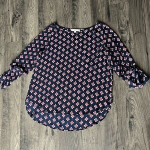 Medallion Print Top